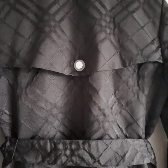 Calvin Klein Black Double Breasted Coat - Picture 6 of 9